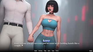 Obsessed Lucy #4, She Uses Her Feet, Animated Cute Roommate Porn Game