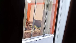 Secretary Brunette Latina Fucks Boss - Spy Cam Cheating Wife Moaning Hard