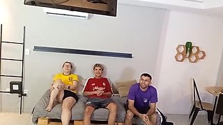 seeing a game with buddies