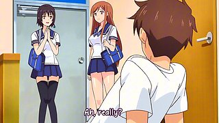 Anime beauty takes hard cock before breakfast in her kitchen