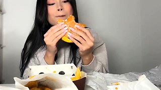 Webcam Asian chick anal masturbation tease