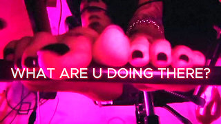 POV Human Furniture: stay still while I enjoy my music YOUR ITALIAN GODDESS