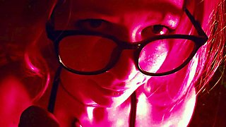 Blonde stepsister  glasses   stockings   cute   petite