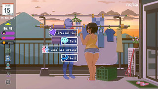 Hentai Game - Busty Woman's Intense Summer Sex in the Countryside