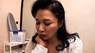 Close up of Asian masturbation