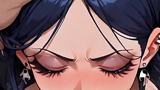 Anime Ai My Ex-girlfriend Invites Me to Her House to Give Me a Deep Throat