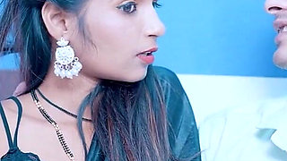 Naughty Slim Sexy Bhabhi Seduce by Her Devar in the Bedroom