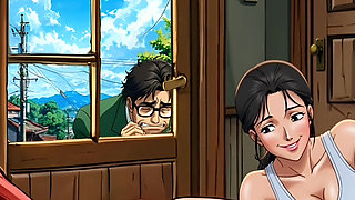 Cuckold Husband Came Home From Work Too Early and Caught His Wife Fucking the Gardener