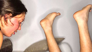 Prostate Massage Fucking His Ass Pouring Milk Into His Ass