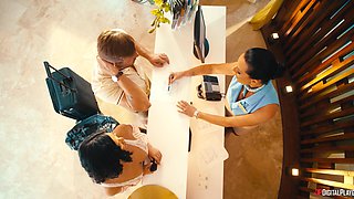 Raunchy hussy emotional sex scene