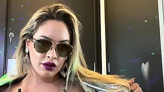 Hot Blonde Washes Car Toys Ass On Cam Big Boobs