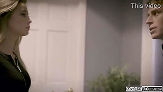 Teacher Carolina Sweets Fucks Virgin Student Michael Vegas - Face Fuck & Deepthroat Blowjob