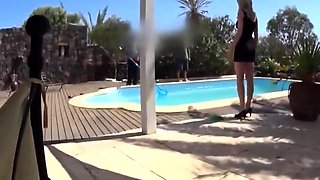 milf Delightful Divorced Wife Receives Creampie By Pool Clea