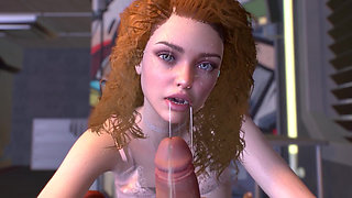 3D Closeup Handjob by a Cute Teen From: Thescenes