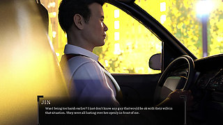 Cheating Asian Slut Wife Fucked by Big Cocks at Work