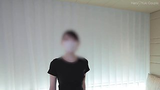 20 Years Old Fair-skinned Beautiful Breasts! Arriving At The Hotel Standing Doggy Sex!