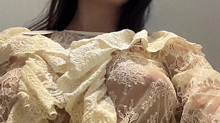 Tops Try on in a Locker Room, Big Boobs Flashing