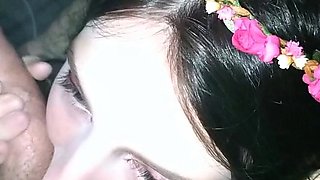 Small titted brunette amateur anal nailed at home