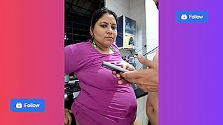 Desi Indian milf with ample assets gets her virgin ass stuffed by lover on wedding night