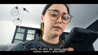 VIP4K. Virgin Bookworm Gets Her First Real Sex Lesson