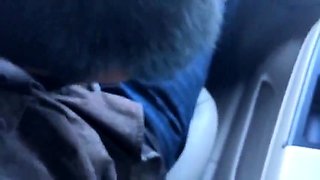 Twink Sucks Big Cock in a Car