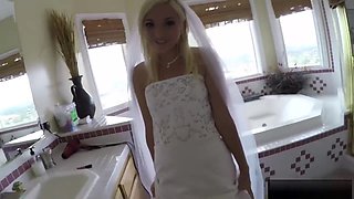 Bride And Bridesmaid Teens Fucked By A Nasty Bridegroom