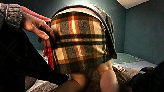 Solo ass and pussy spreading after toying masturbation