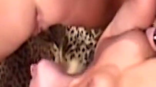 Blonde Monster Women Lick Their Pussies