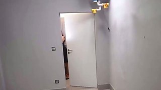 Two youthful office secretaries love a pov threesome in