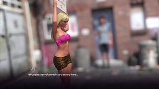 Village Slut Takes Massive BBW Anal - 3D Hentai Transformation