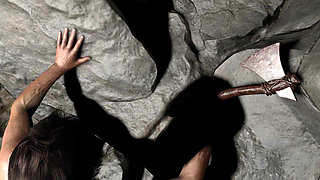 Raven Black Succubus if Hunting for Dick in the Forest