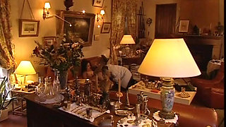 Two Sexy Vintage Lesbian MILFs Lick Each Other's Hairy Pussy and Get Cum on Their Big Tits