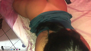 Hottie takes it in the backside wife fuck and riding