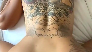 Johntronx - Long Blowjob and Hardcore Sex with a Hot Tattooed Thai Amateur