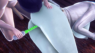 Alcina Dimitrescu Takes Anal Beads Dildo up Her Ass - Resident Evil Village Porn Parody