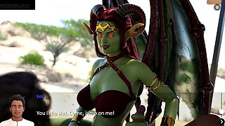 The Spellbook Succubus Sex and Fisting - Animated Porn Game