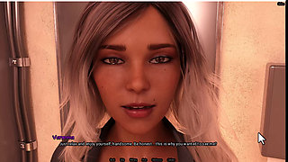 Radiant 6, waiter shows me her boobs