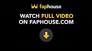 Cute brunette teen is wanking hard dick