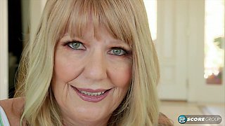 Blonde Mia Milfs Solo Masturbation Striptease