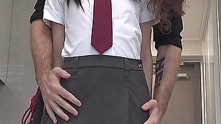 Shibari Video - Asian Schoolgirl in Ropes Gets Magicwanded