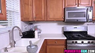 Old Stepdad Fucks Young Stepdaughter