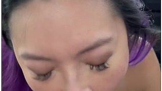 Cheating Asian Wife Loves Dirty Talk And Taking Dicks In The Car Before Going Home After Work - Monique Mae