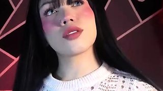 Shemale tranny enjoying solo masturbation