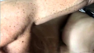 Girl's Ass Takes a Cumshot in Doggy Style