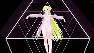 Azur Lane Janus Hentai Hot Sexy Dance Song Ha Aoa Mmd 3D Blonde Hair Color Edit Smixix