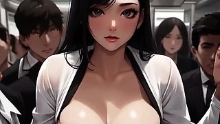 Spicy Toons: Subway 2 Full Movie - Japanese Hentai Train Fuck & Blonde Blowjob