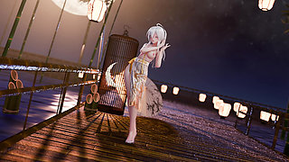 Erotic Cheongsam Ancient Style Pussy Exposed