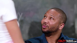 Naughty student Emma Hix fucks teacher