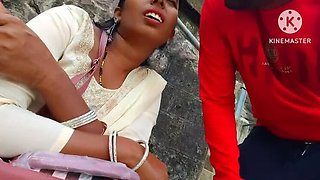 Permi Pooja Indian Bhabhi Big Natural Tits Outdoor Sucking - Homemade Jungle Sex with Desi Girl