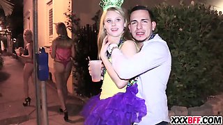 Fabulous friends pound at mardi gras